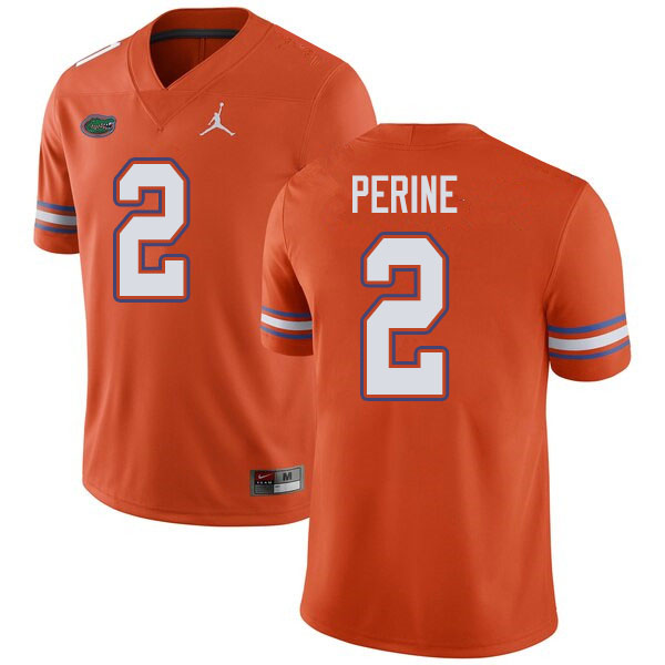 Jordan Brand Men #2 Lamical Perine Florida Gators College Football Jerseys Sale-Orange
